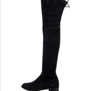 Stuart Weitzman Tieland Lowland Thigh High Boots, Black, 7